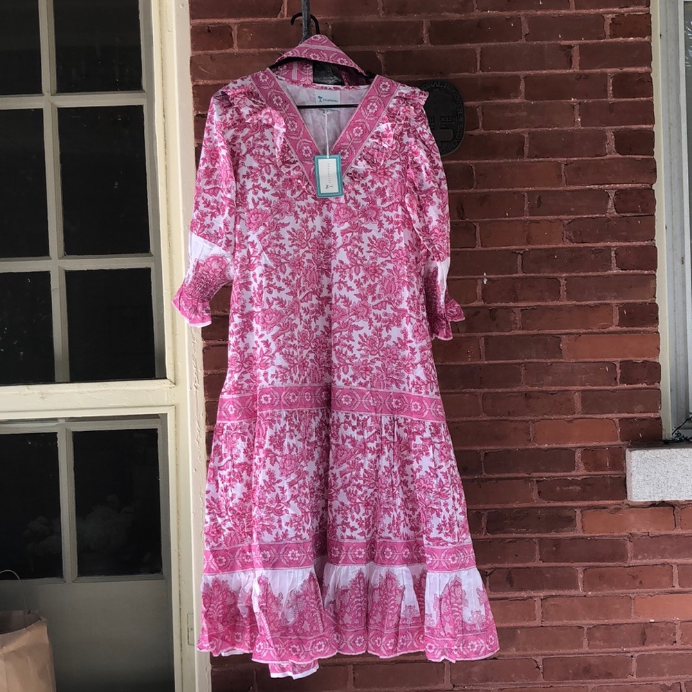 NWT isla payal bird and botanical dress